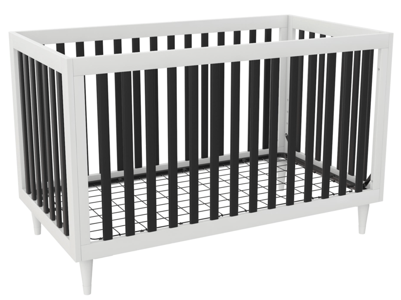  Rowan Valley Flint 3in1 Crib Black and White - image 1