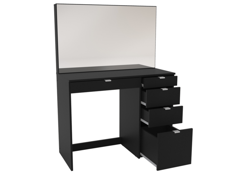 Ava 5 Drawer Dressing Table and Mirror - image 4