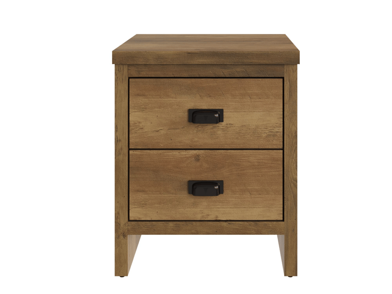 Boston 2 Drawer Bedside Table - image 3