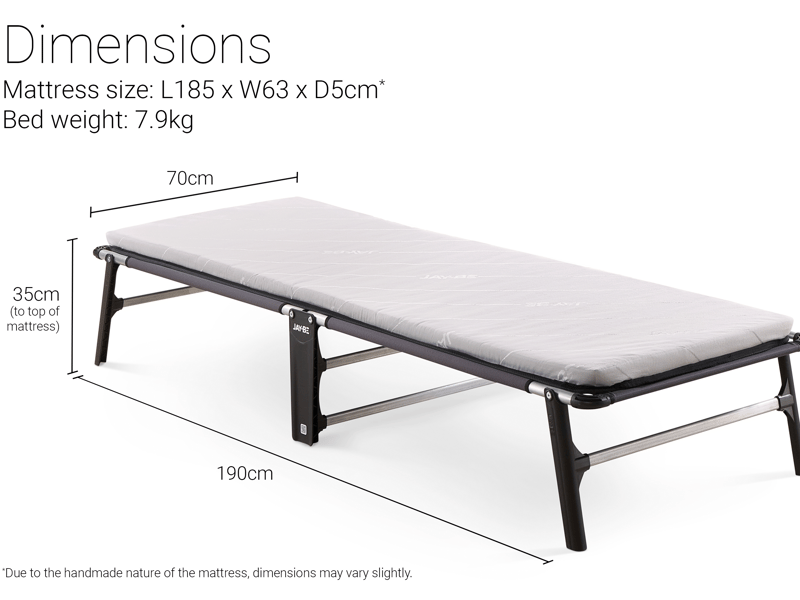 CE70 Compact Folding Bed with e-Fibre Mattress - image 8