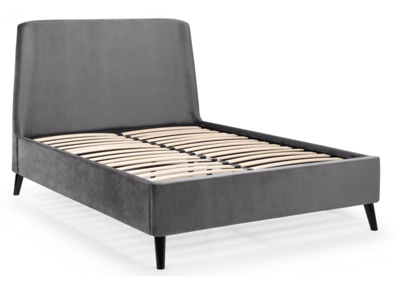 Frida Curved Velvet Bed - image 3