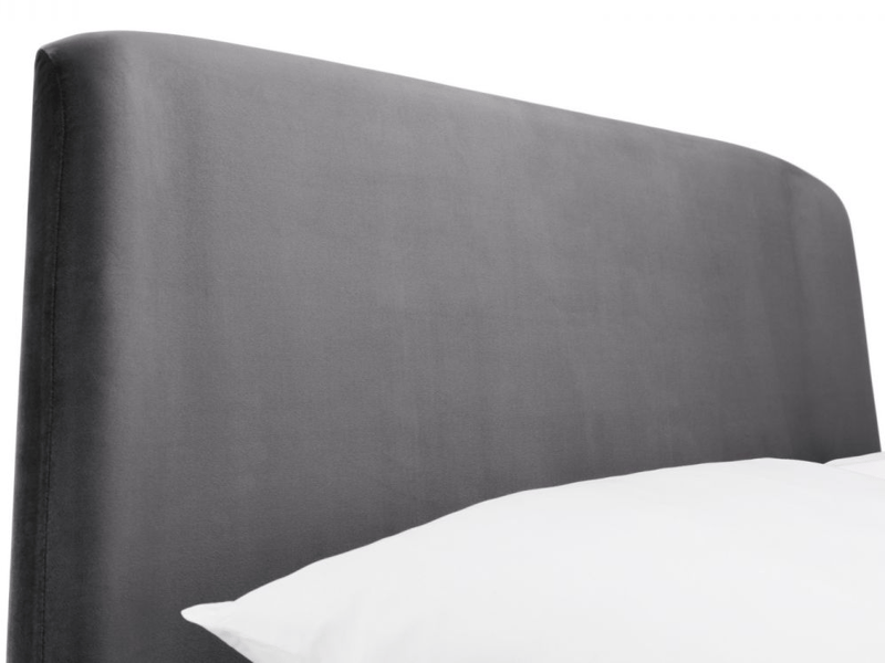 Frida Curved Velvet Bed - image 6