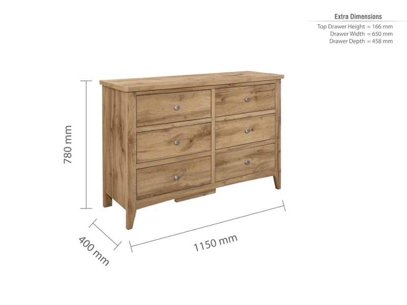 Hampstead 6 Drawer Chest - image 10