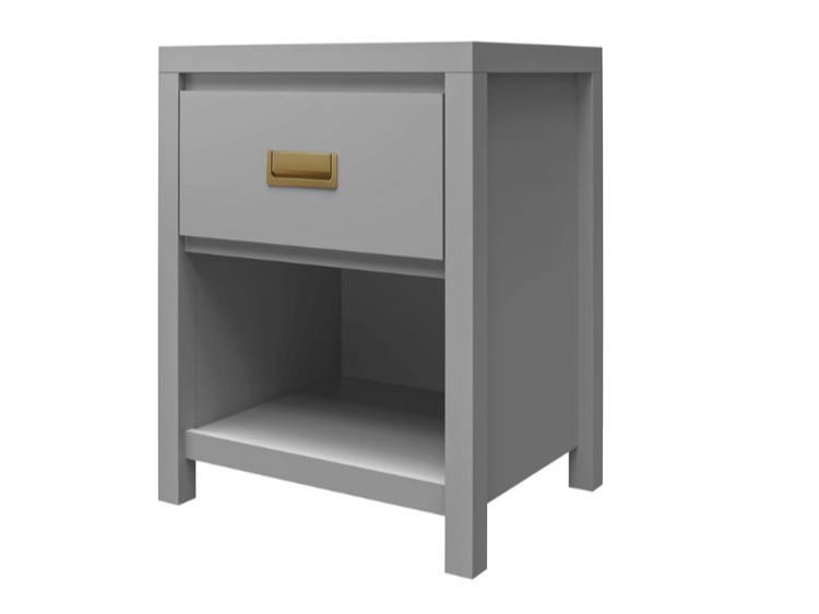 Haven 1DRW Nightstand Grey and Gold - image 3