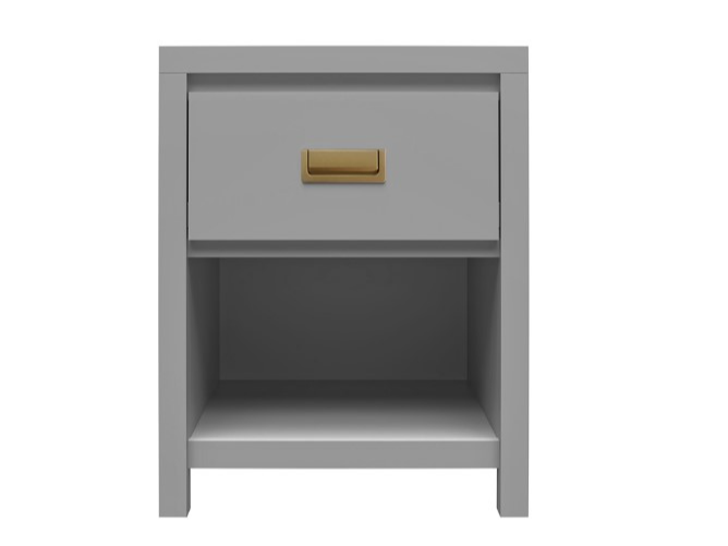 Haven 1DRW Nightstand Grey and Gold - image 2