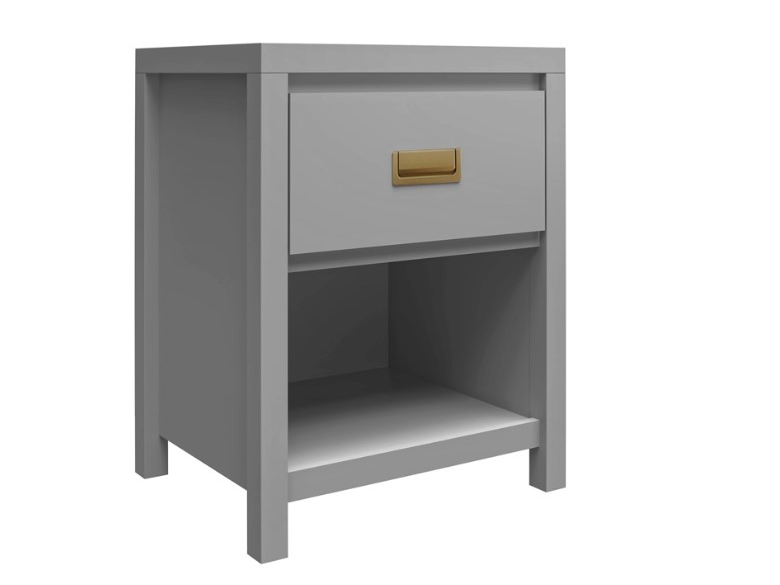 Haven 1DRW Nightstand Grey and Gold - image 1