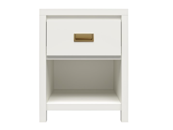 Haven 1DRW Nightstand White and Gold - image 2