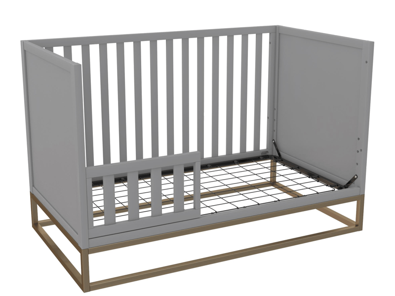 Haven 3in1 Crib Grey and Gold - image 4