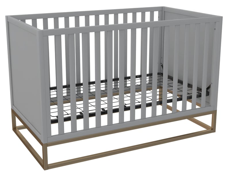 Haven 3in1 Crib Grey and Gold - image 1