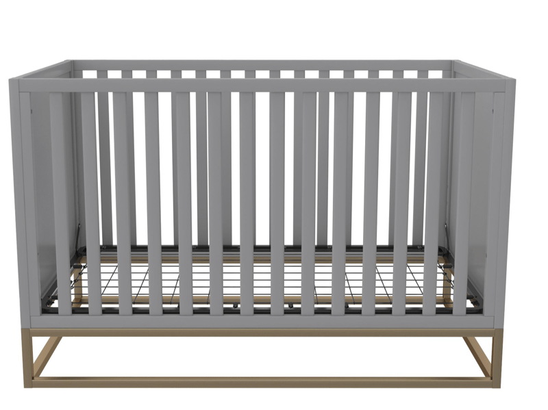 Haven 3in1 Crib Grey and Gold - image 2