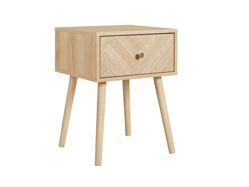 Herringford 1 Drawer Bedside - image 4