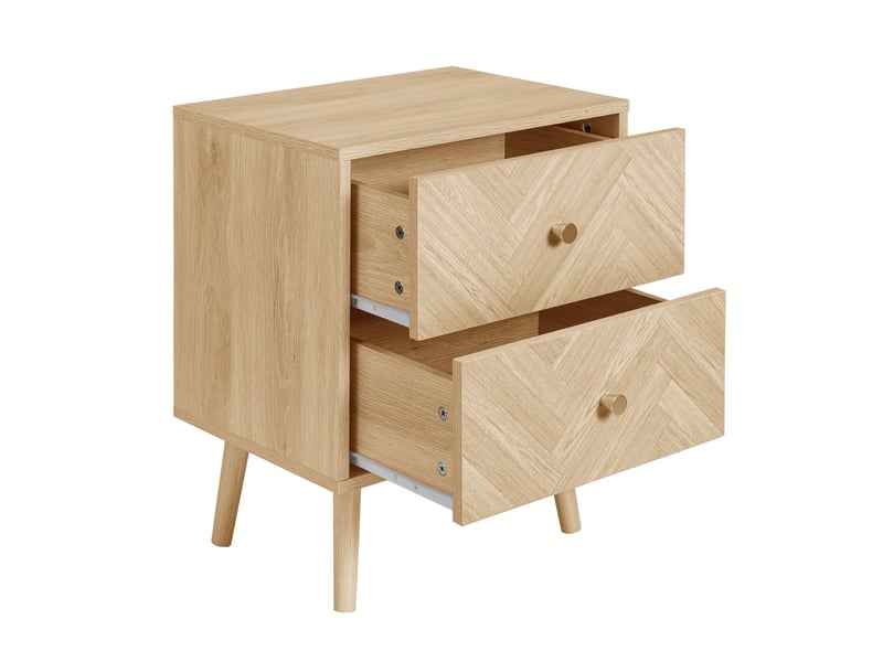 Herringford 2 Drawer Bedside - image 5