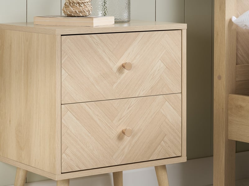 Herringford 2 Drawer Bedside - image 2