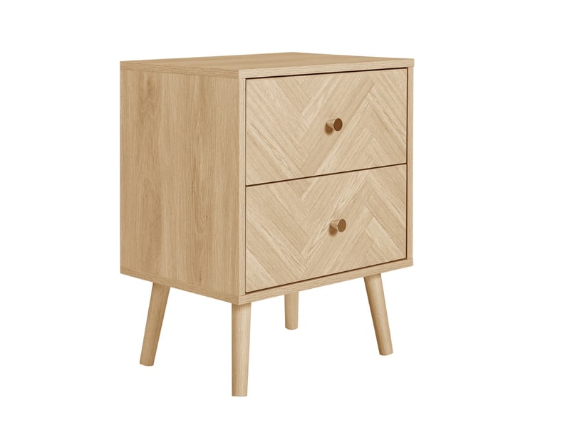 Herringford 2 Drawer Bedside - image 4