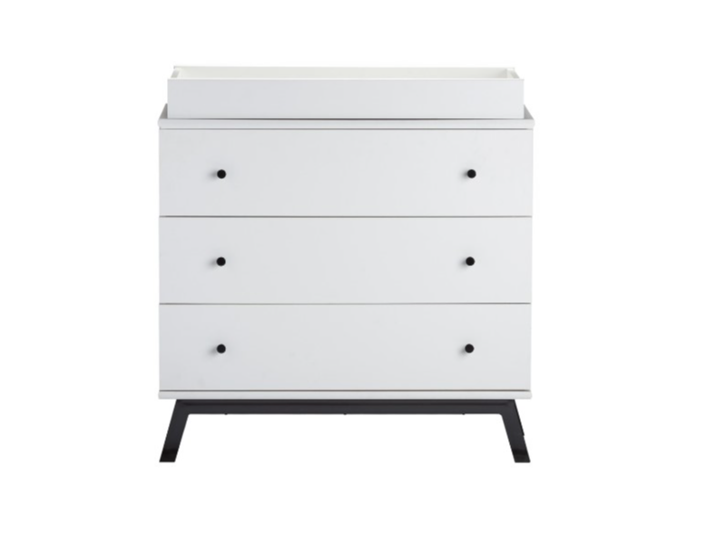 Lark Urban 3DRW Dresser with Topper White - image 1