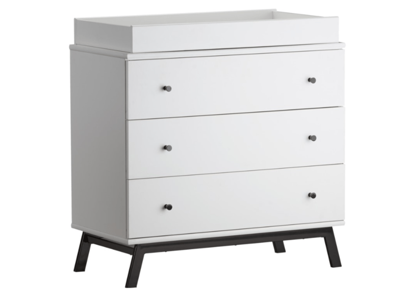 Lark Urban 3DRW Dresser with Topper White - image 2