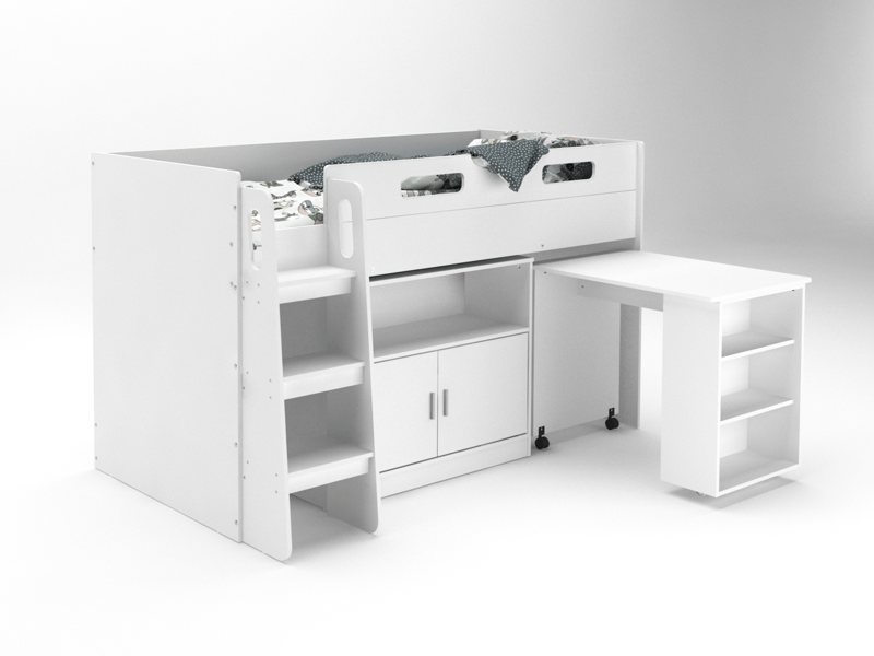 Mid Sleeper Desk Bed - image 2