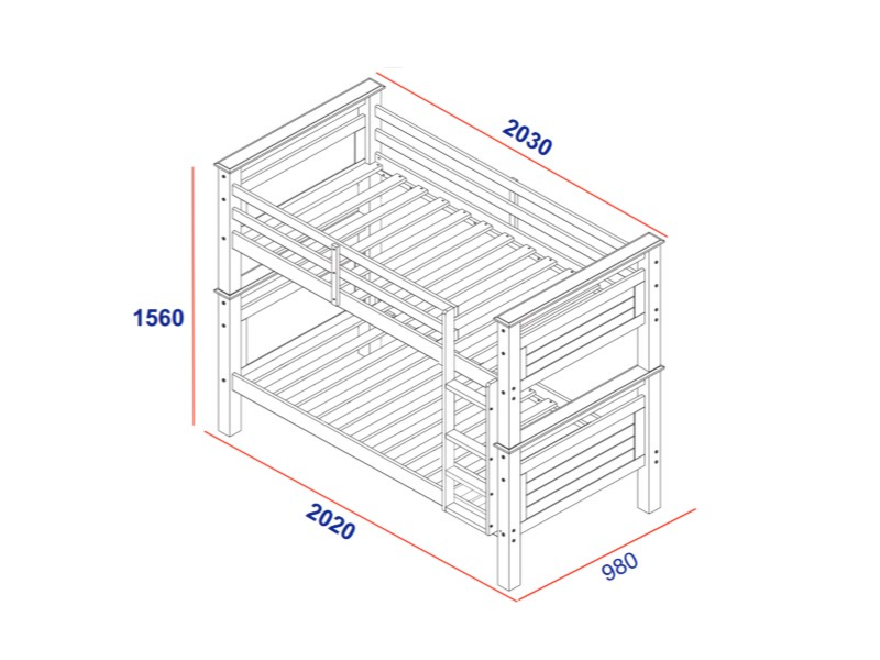 Modern Solid Wood Bunk Bed - image 4