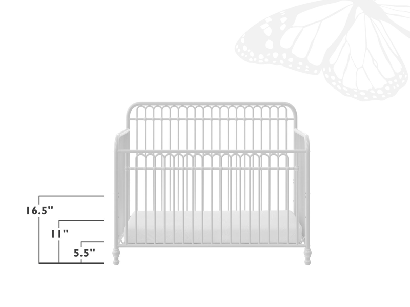 Monarch Hill Ivy 3-in-1 Metal Convertible Crib - image 9