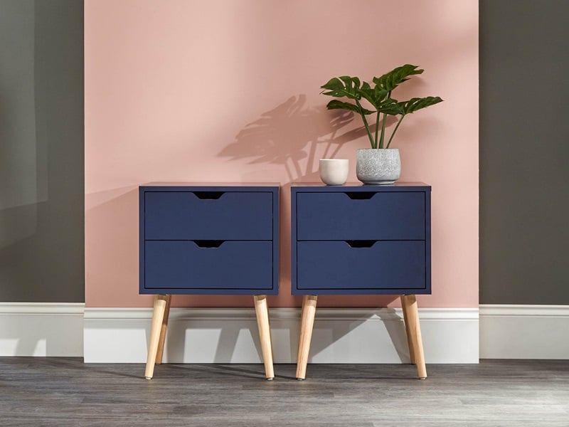 Nyborg 2 Drawer Bedside Pair - image 1