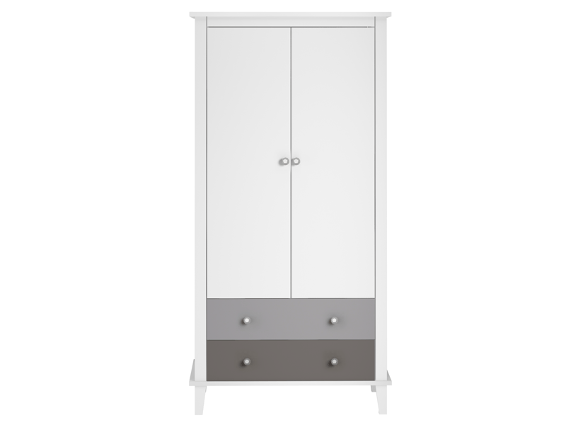 Poppy wardrobe White and Grey - image 2