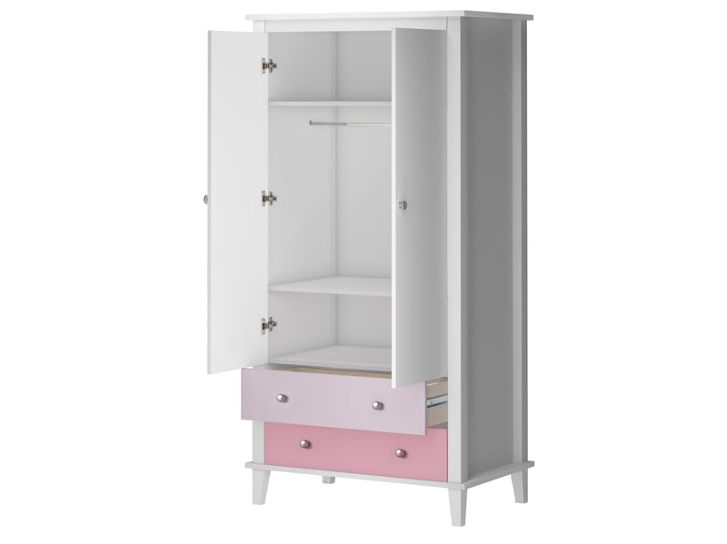 Poppy wardrobe White and Pink - image 3