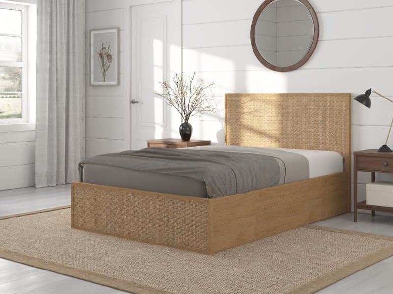 Raphael Oak Ottoman Bed - image 1