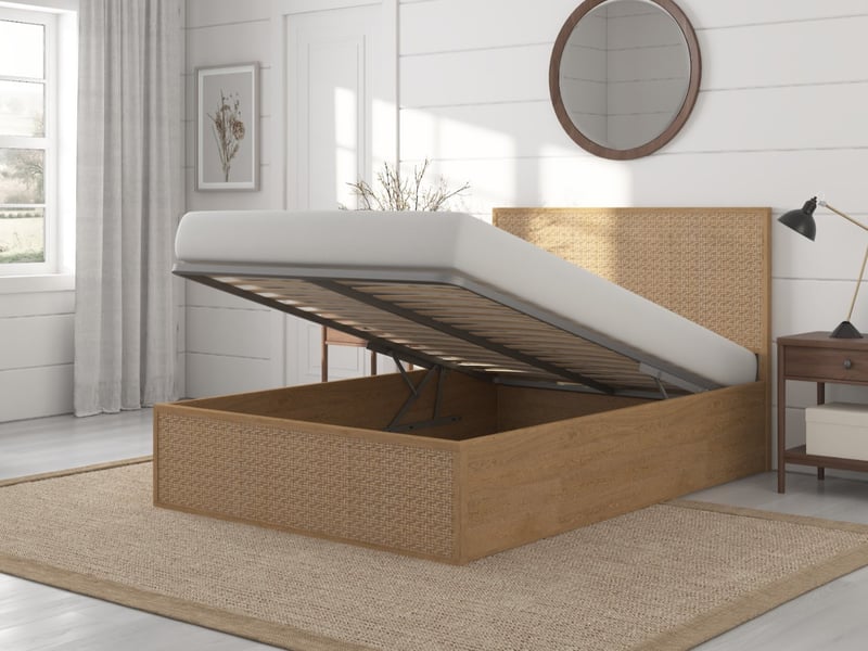 Raphael Oak Ottoman Bed - image 2