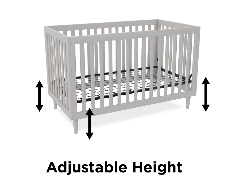 Rowan Valley Flint 3in1 Crib Grey - image 8