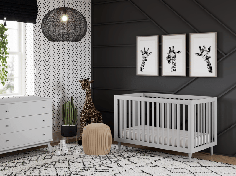 Rowan Valley Flint 3in1 Crib Grey - image 9