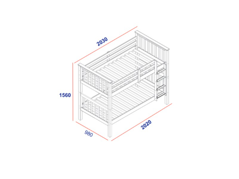 Traditional Solid Wood Bunk Bed - image 9