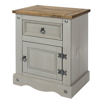 Corona Grey 1 Door, 1 Drawer Bedside Cabinet Review