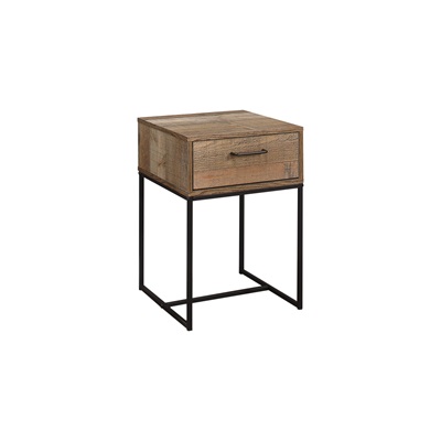 Urban 1 Drawer Narrow Bedside Rustic Review