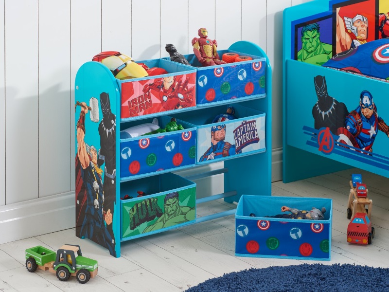 Blue toy 2024 storage unit